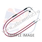 Throttle cables (pair) Venhill S01-4-117-RD featherlight Rosu