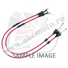 Throttle cables (pair) Venhill Y01-4-065-RD featherlight Rosu