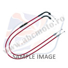 Throttle cables (pair) Venhill K02-4-124-RD featherlight Rosu