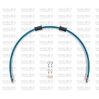 Kit conducta frana spate Venhill POWERHOSEPLUS YAM-7012RS-TB (1 conducta in kit) Translucent blue hoses, stainless steel fittings