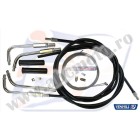 Throttle cable kit Venhill U01-4-402 Negru push fit