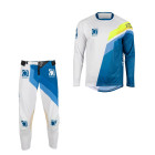 Set of MX pants and MX jersey YOKO VIILEE white/blue; white/blue/yellow 36 (XL)