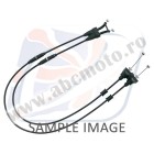 Throttle cables (pair) Venhill Y01-4-065-BK featherlight Negru