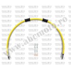 Kit conducta ambreiaj Venhill POWERHOSEPLUS DUC-9010C-YE (1 conducta in kit) Yellow hoses, chromed fittings