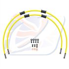 CROSSOVER Front brake hose kit Venhill POWERHOSEPLUS YAM-6043FB-YE (2 conducte in kit) Yellow hoses, black fittings