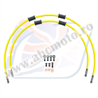 CROSSOVER Front brake hose kit Venhill POWERHOSEPLUS KAW-10008FB-YE (2 conducte in kit) Yellow hoses, black fittings